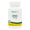 NaturesPlus Zinkové tablety - 10 mg, 90 vegetariánských doplňků - Doplněk imunitního systému pro buněčný růst a opravy - Promotes Zdravá strava, Metabolismus & Vision - Gluten- Free - 90 Služeb