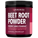 Kořenový prášek z organické řepy s vitaminem B12 & Coryceps - dodatek k oxidu dusnatému - Beetroot Powder for Energy & Post Workout Recovery - Mix s vodou nebo smoothies, Cherry Berry Flavor - 30 Služeb