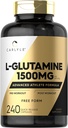 Carlyle L Glutamin Kapsle 124; 1500mg Glutamin 124; 240 Počet 124; Advanced Athlet Formule 124; Pre a Post cvičení 124; Non-GMO, gluten zdarma dodatek