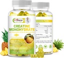 Sugar- Free Creatin Monohydrát pro muže a ženy, Creatine Monohydrát Komplex doplněk s hořčík & zinek & Ashwagandha, pro růst svalů a sílu, energie, Pre Workout Dodatek