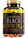 Maju Superfoods Black Seed Oil Capsules - Chladnokrevné kapsle, 2% Thymoquinon, 100% Turkian Black Cumin Nigella Sativa Seed Oil, Liquid Pure Blackseed 60 Count, 500mg na kapslí