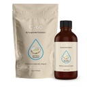 C-60 MCT - 4oz -99,9% čistý C-60 v organickém extra panenském MCT oleji - 100% bez rozpouštědla - 108mg aktivní C60 - skleněná láhev - uhlík 60