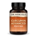 Dr. Mercola Curcumin Advanced - 500 mg Curcumin Root Extract - 95% Curcuminoids - For Vision Health, Digestion & Focus - Setrvalá verze - Non- GMO, gluten- Free & Soy- 30 Kapsle (30 Služeb)