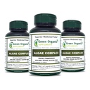 Řasy, Fucoidan, Blue Green Řasy, Kelp, Bladderwrack, Chlorella, Spirulina, Irish Moss, Dulse, 90 VCaps, High Absorbable, Non- GMO, gluten- Free (balení po 3)