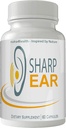 Sharp Ucho Kompletní Tinnitus Relief Dodatek, 60 Kapsle, Proprietární míchání ke snížení ucha vyzvánění a podpora optimální funkce sluchu a jasnost
