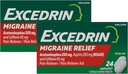 Excedrin Migréna Reliever Caplets 24 ea (Balení po 2)