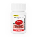 GeriCare železné sulfátové tablety 325mg, Elemental Iron 65 mg High Potency Iron Supplement CLAS124; Dietní dodatek 200 Počet (balení po 1)
