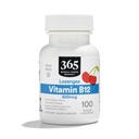 365 by All Foods Market, Vitamin B12 500mcg Lozenges, Natural Cherry Flavor, Vegan, 100 Počet