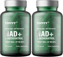 NAD + & Resveratrol Dodatek, 240 Softgels NAD + Posílení doplněk pro Max Absorpce pro podporu Cellulární energie stárnutí obrany
