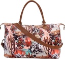Weekender Bag Duffle Bag pro ženy velké cestovní tote bag přes noc Weekend sáčky s ramenem popruh Cow Leopard Atzec...