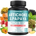 Artyčoky Kapsle s Artyčokem, Papaya, Apple Pectin a více - 150 Kapsle - pro 5 měsíců Dodávka