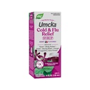 Nature 's Way Cold + Flu Relief Syrup, Umcka, Fever *, Sore Throat, Cough, Congestion, Body Aches *, Homeopatic, Fenylephrine Free, 0.05% Alkohol, Berry ochucený, 4 Fl Oz (balení květen Vary)