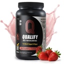 Jahodový syrovátkový prášek. 25g Protein Shake Powder for Post Workout Recovery, Smoothie & Pečení. Gluten & Sugar Free, Vysoce košer, esenciální aminokyseliny (5.5g BCAA, 2.7g Leucin), 23 Služeb