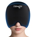 NEWGO Migréna Relief Cap Bolest hlavy Ledová čepice s horní pokrytí, Horká a studená terapie, Migréna Bolest hlavy Relief Cap pro napětí, Stress & kocovina