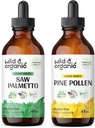 Wild & Organic Saw Palmetto tinktura 4 fl oz & Pine Pollen tinktura 4 fl oz