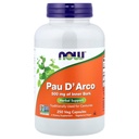 Foods PAU D 'Arco, 500 mg, 250 Veg Kapsle