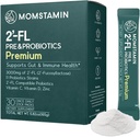 MOMSTAMIN HMO (Human Milk Oligosaccharides) Super Prebiotika a Probiotika pro ženy, Muži: Imunní doplněk k trávení 124; HMO Probiotika CY124; HMO dodatek CY124; Prebiotika Powder CY124; IBS Relief - 30 Packets