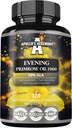 APOLLO 'S HEGEMONY Večerní Primrose Oil 1000 mg s vitaminem E - Obsahuje 100 mg kyseliny GLA - 120 Softgel Kapsle - 4 měsíce Dodávka - dodatek stravy na podporu hormonální rovnováhy a zdraví kůže