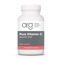 Alergie Výzkumná skupina Čistý vitamín C Dodatek - Ascorbic Acid, 1000mg Organic Vitamin C, Vysoká potence, Nepufrované, Mírná kyselost, Vegetariánské kapsle - 100 Počet
