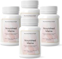 Nourshed Mama Prenatal Multi Vitamin - Vegan Multivitamin pro precepci, těhotenství, poporodní a kojení Podpora - Iron- Free s methylovaný folát & vysoká dávka Cholin - 360 Kapsle