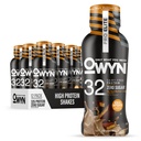 OWYN pouze to, co potřebujete pro Elite Vegan Plant based High Protein Keto Shake, No Nut Butter Cup, Nulový cukr, 32g protein, Omega-3, Prebiotika, Superfoods Green for Workout and Recovery, 0g Net Carbs