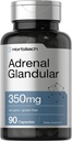 Horbäach Raw Adrenal Glandular 124; 350 mg PHARMAR 124; 90 tobolek PHARMAR 124; Non- GMO, gluten zdarma dodatek