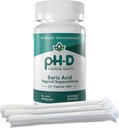 pH-D Feminin Zdraví - Boric Acid Starter Bundle - pH-D Boric Acid Vaginální Suppositors 12 Počet a 3 Vaginální Suppository