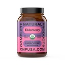 Kompletní přírodní produkty Elderberry Kapsle 570mg, 100 Ct color 124; Plant- based Immunication Support, Antioxidant- Rich, No Fillers, Made in USA