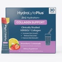 Hydralyte Verisol Kolagenové balíčky s elektrolyty, Hydratační balíčky se kolagenem pro ženy a muže, Electrolyty Powder s kolagenem pro cestování a denní hydrataci s vitaminem C (30 Počet)