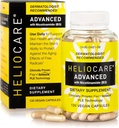 He- lioc- a- re AD- ANC- ed Niacin B3 Dodatek: Fernblock PLE Extract 240mg per Serving - Podporuje zdraví kožních buněk W / Antioxidant Rich Vitamin B3 Niacin 500 mg - 120 Vegan Kapsle