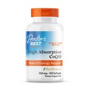 Lékařský nejlepší vysoká absorpce CoQ10 s BioPerine, gluten zdarma, přirozeně fermentované, srdce zdraví, výroba energie, 100 mg, 120 Počet
