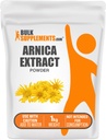 Bulksupplements.com Arnica Extract Powder - Bylinný dodatek, ze sušených květů Arnica, Servingy Vars per use, 1kg (2,2 kg) (balení po 1)