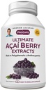 ANDREW LESSMAN Ultimate Açai Berry Extrakty 60 Kapsle - Dodává standardizované, anti- oxidantní bohaté, zvýhodněné Acai Berry složky. High-Potency Blend. Ochranné směsi. Žádné doplňkové látky