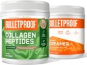 Neochucený neochucený kolagen Peptidy Powder, 18g Protein, 17,6 Oz ΆOriginal Unochucený smetanu, 2g Net Carbs, 10g Zdravé tuky z práškové MCT Olej
