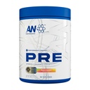AN Performance Pre- Workout Příplatek pro muže a ženy 124; Energy Drink Mix s 300mg kofeinu + Beta Alanine + Citrulline 124; Third- Party Testováno 124; Peach Mango 124; 30 Servings