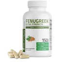 Bronson Fenugreek Seed Prášek Kapsle Extra Síla, Trigonella Foenum- Graecum, Non- GMO, Soy- Free, Vegetariánské, 150 Kapsle