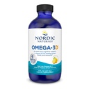Nordic Naturals Omega-3D, Lemon Flavor - 8 oz - 1560 mg Omega-3 + 1000 IU Vitamin D3 - Rybí olej - EPA & DHA - Imunitní podpora, Brain & Heart Health, Zdravé kosti - Non- GMO - 48 Služeb