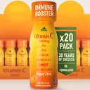 Vitamin C Shot 1000MG - Imunity Booster se zinkem, zázvor, & Echinacea - Chraňte svou imunitu - Boj proti společné chladu - Orange Flavor - 2.4 FL Oz láhev - 20 Pack