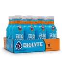 BIOLYTE Electrolyte Drink - Doctorated Hydration Drink, HSA & FSA Electrolytes Water, Chemoterapie musí mít pro ženy a muže, Rehydratace IV kapalné v lahvi - tropické, 16 Fl Oz (12 Pack)