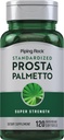 Piping Rock Saw Palmetto pro muže a ženy 124; 120 Softgels 124; Komplex s dýňový olej & Pygeum Extract 124; Extra Strength Prostate Dodatek 124; Non- GMO, gluten-free