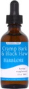Herb Lore Cramp Bark & Black Haw Tinktura - Alkohol zdarma tekutý bylinný menstruační křeč doplněk kapky pro období křeče, svalové napětí & Uterine podpora (2 fl oz)