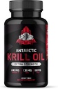 Antarktický krilový olej 1000 mg s Omega-3s EPA, DHA, Astaxanthin a fosfolipidy 60 Softgels