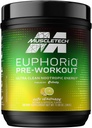 Pre Workout Powder MuscleTech EuphoriQ PreWorkout Smart Pre Workout Powder for men & Women Caffeine Difficite Fuelled with Paraxanthine Yuzu Lemonade (20 Služeb)