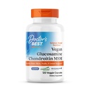 Lékaři BEST Vegan Glucosamine Chondroitin MSM, Zdravé vlasy, kůže, hřebíky, a společná podpora, Non- GMO, gluten zdarma, Soy zdarma, Vegan 120 Veggie Kapsle