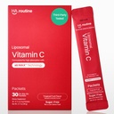 Lipozomální vitamín C prášek, Sugar- zdarma ochucené pakety pro dospělé, 500mg on- the- go Imunitate Supplementary, Výkonný antioxidant, Energy Booster- 30x Packets, Tropical Fruit Flavor