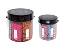 Monster & Monster Jr doplněk léky Pill Dispensers 2 Pack s etiketami, Extra velké a malé Pill Container Lahve Handle téměř každý dodatek, snadné k odeslání (Monster & Monster Jr.)