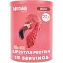 BIRDMAN Fitmingo Vegan Protein Powder with Inositol, Collagen Boosters, Hyaluronic Acid and Vitamins Agricultural 124; Low Carb, Dairy Free, Low Calorie Agricultural 124; 23g Plant Based Blueberry Protein Powder with Myo- Inositol