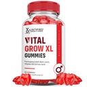 Odůvodněné laboratoře Vital Grow XL Performance Gummies 1000MG Advanced Formule s ACV Pomegranate Beet Juice Powder B12 Vegan Non GMO 60 Gummys