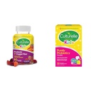 Culturelle Daily Probiotic for Kids + Veggie Fiber Gummies (ages 3 +) - 60 Count & Kids Chewable Daily Probiotic for Kids, Ages 3 +, 30 Count