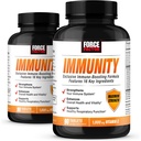 FORCE FACTOR Imunity, Imunite Support Booster with Elderberry and 1000mg of Vitamin C, Plus Vitamin D, Zinek, Probiotika, Antioxidanty, a Echinacea for Immunical Health Defense, 90 Count (Pack of 2)